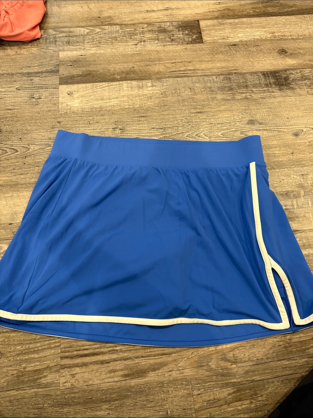 all in motion Blue Athletic Skort with White Trim